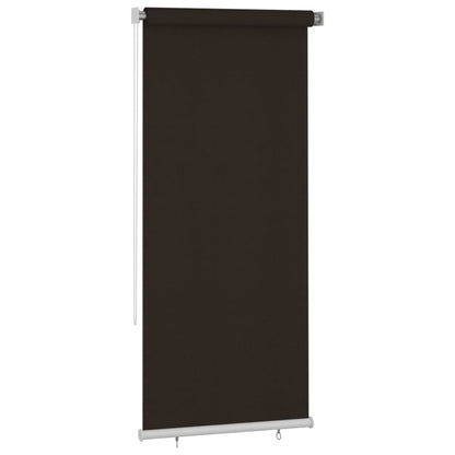 vidaXL Outdoor Roller Blind 100x230 cm Brown HDPE