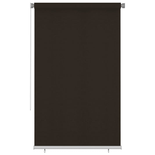 vidaXL Outdoor Roller Blind 145(W)x230(H) cm Brown HDPE