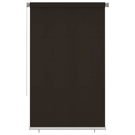 vidaXL Outdoor Roller Blind 145(W)x230(H) cm Brown HDPE