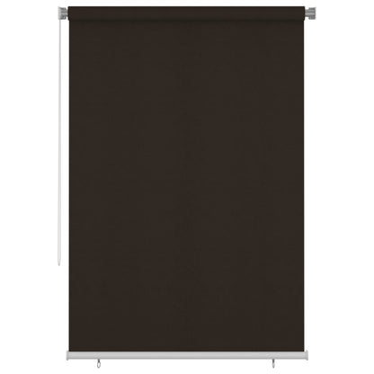 vidaXL Outdoor Roller Blind 160x230 cm Brown HDPE