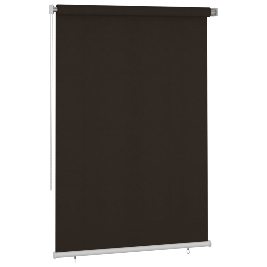 vidaXL Outdoor Roller Blind 160x230 cm Brown HDPE