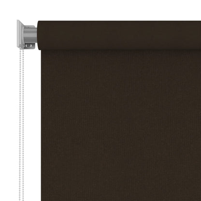 vidaXL Outdoor Roller Blind 160x230 cm Brown HDPE