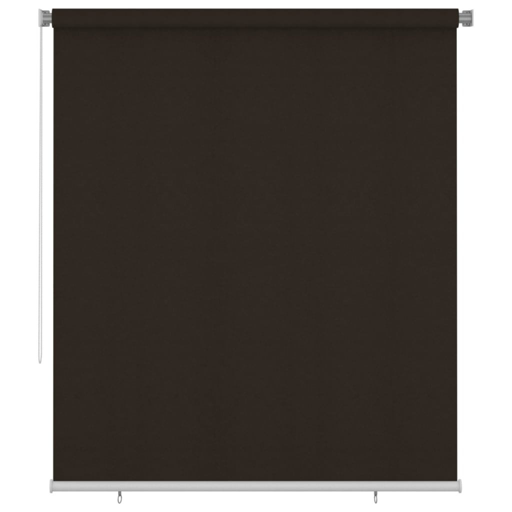 vidaXL Outdoor Roller Blind 200x230 cm Brown HDPE
