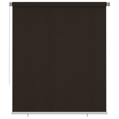 vidaXL Outdoor Roller Blind 200x230 cm Brown HDPE
