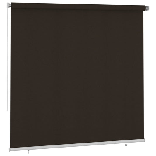 vidaXL Outdoor Roller Blind 245(W)x230(H) cm Brown