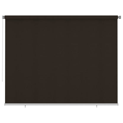 vidaXL Outdoor Roller Blind 300x230 cm Brown HDPE