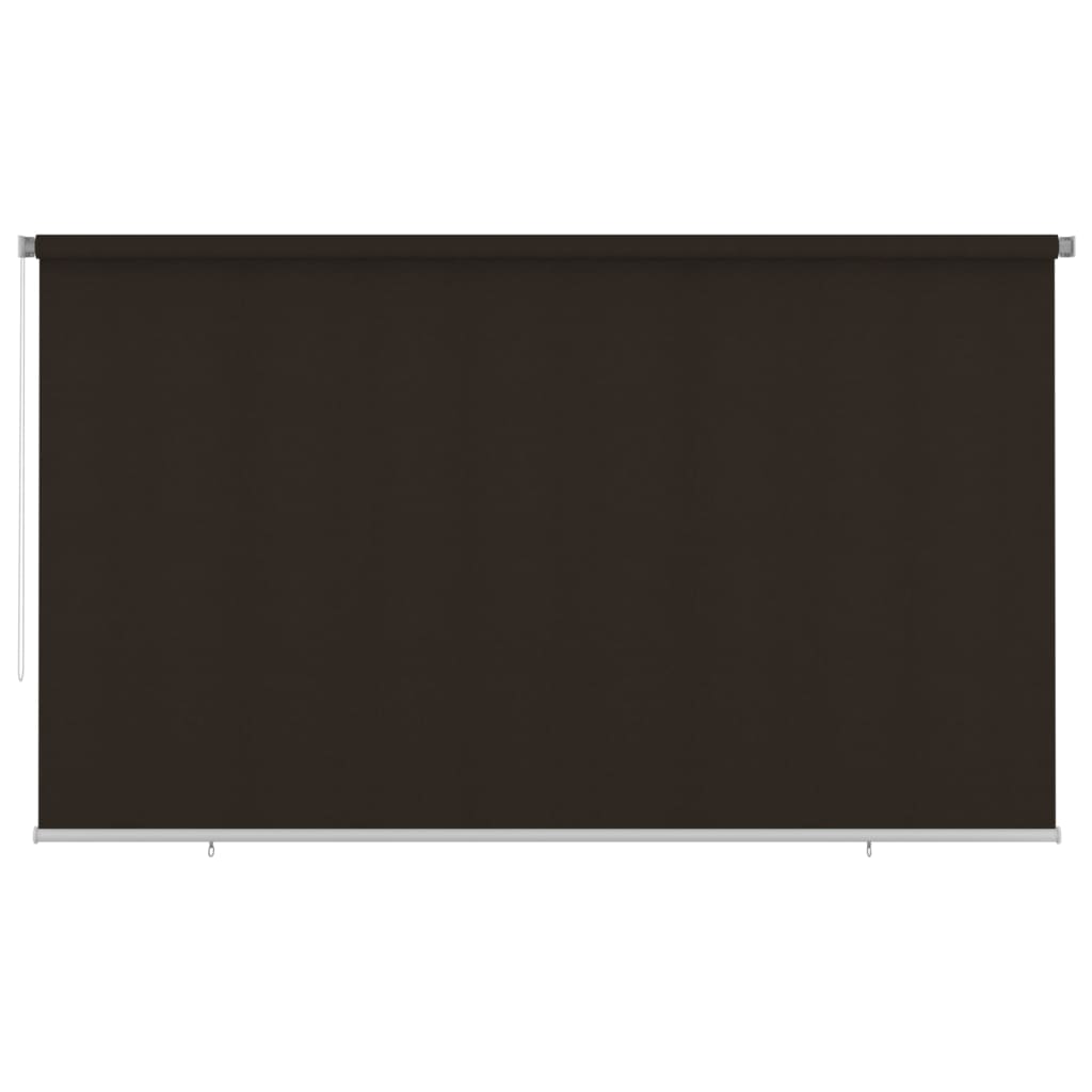 vidaXL Outdoor Roller Blind 400x230 cm Brown HDPE
