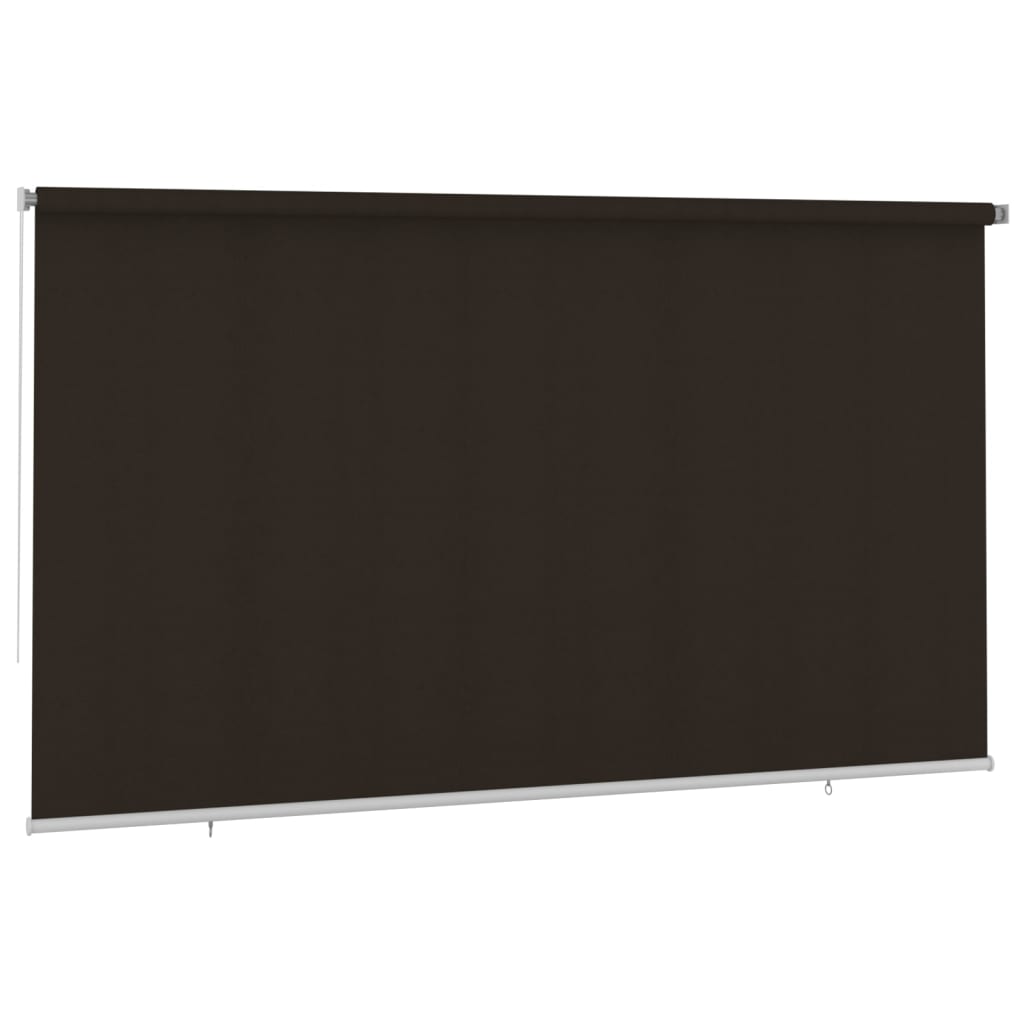 vidaXL Outdoor Roller Blind 400x230 cm Brown HDPE