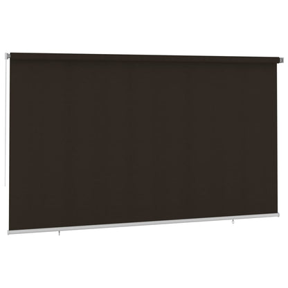 vidaXL Outdoor Roller Blind 400x230 cm Brown HDPE