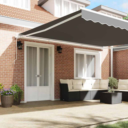 vidaXL Awning Frame White 400 x 350 cm Aluminium