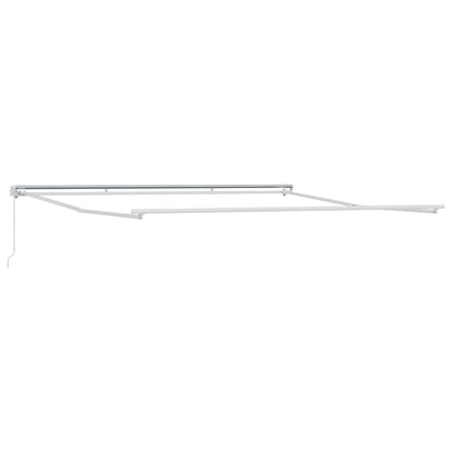 vidaXL Awning Frame White 400 x 350 cm Aluminium