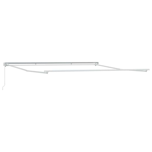 vidaXL Awning Frame White 400 x 350 cm Aluminium
