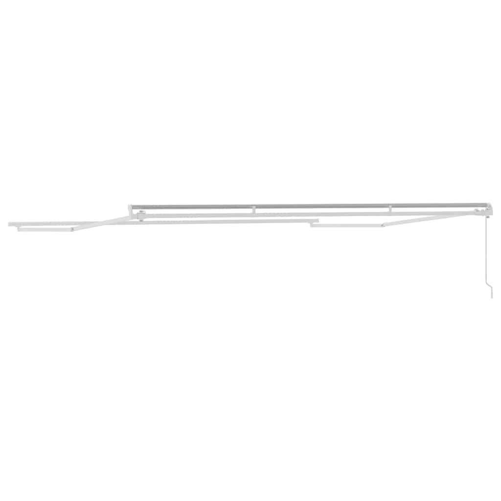 vidaXL Awning Frame White 400 x 350 cm Aluminium