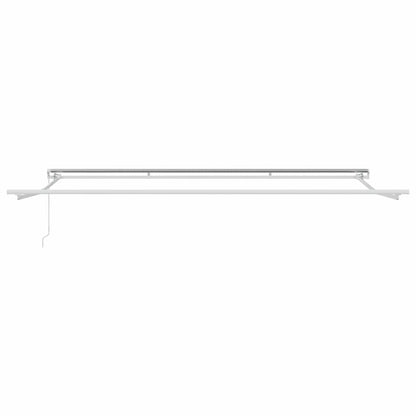 vidaXL Awning Frame White 400 x 350 cm Aluminium