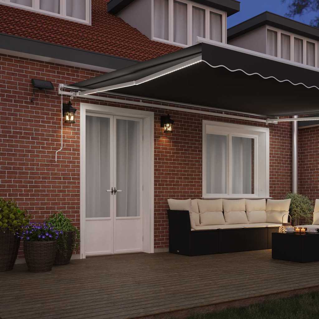 vidaXL Awning Frame White 400 x 300 cm Aluminium