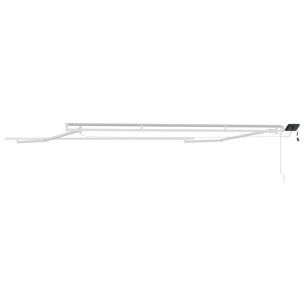 vidaXL Awning Frame White 400 x 300 cm Aluminium