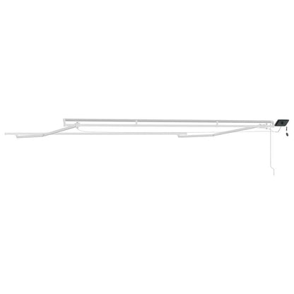 vidaXL Awning Frame White 400 x 300 cm Aluminium