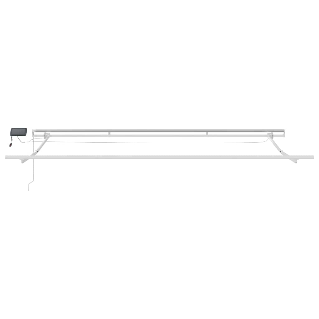 vidaXL Awning Frame White 400 x 300 cm Aluminium