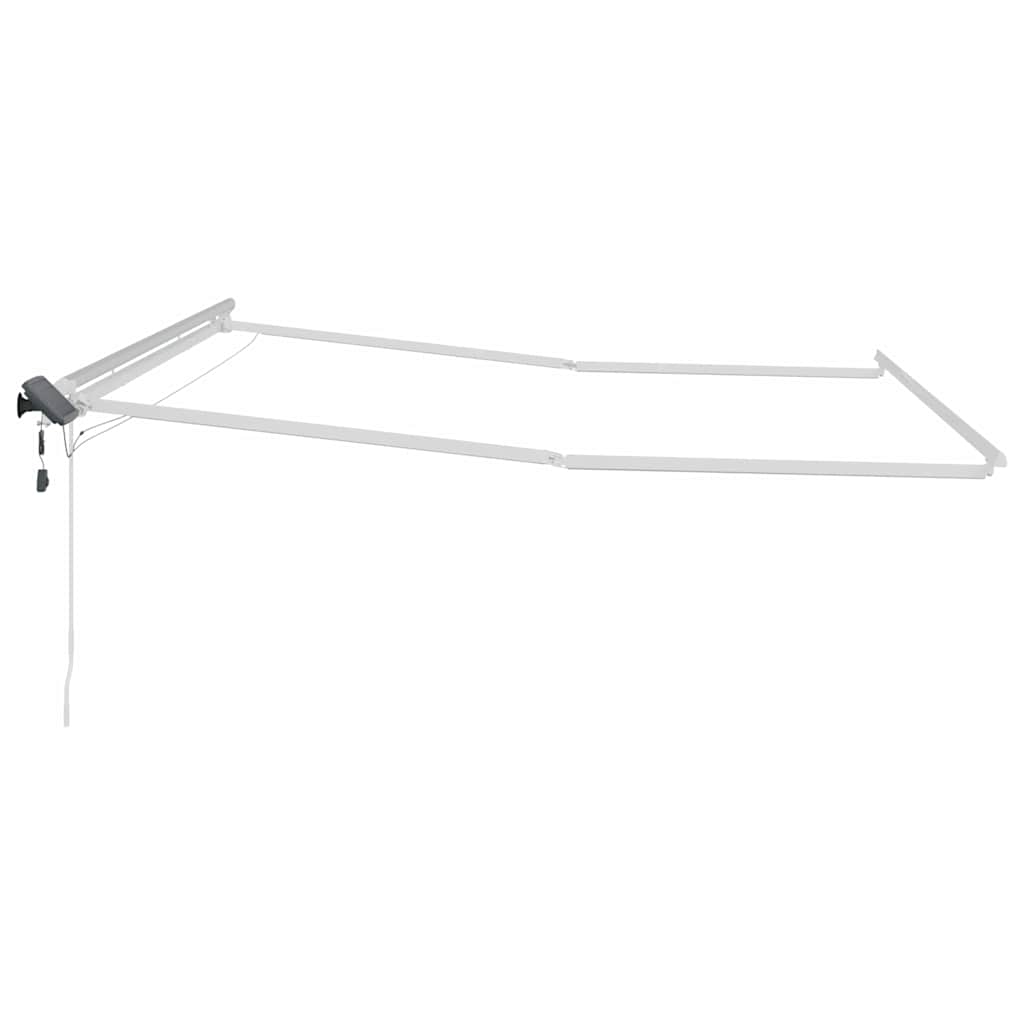 vidaXL Awning Frame White 400 x 300 cm Aluminium