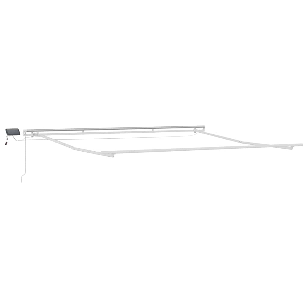 vidaXL Awning Frame White 450 x 350 cm Aluminium