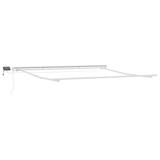 vidaXL Awning Frame White 450 x 350 cm Aluminium