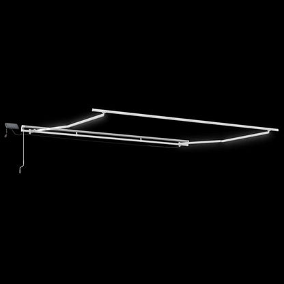vidaXL Awning Frame White 450 x 350 cm Aluminium