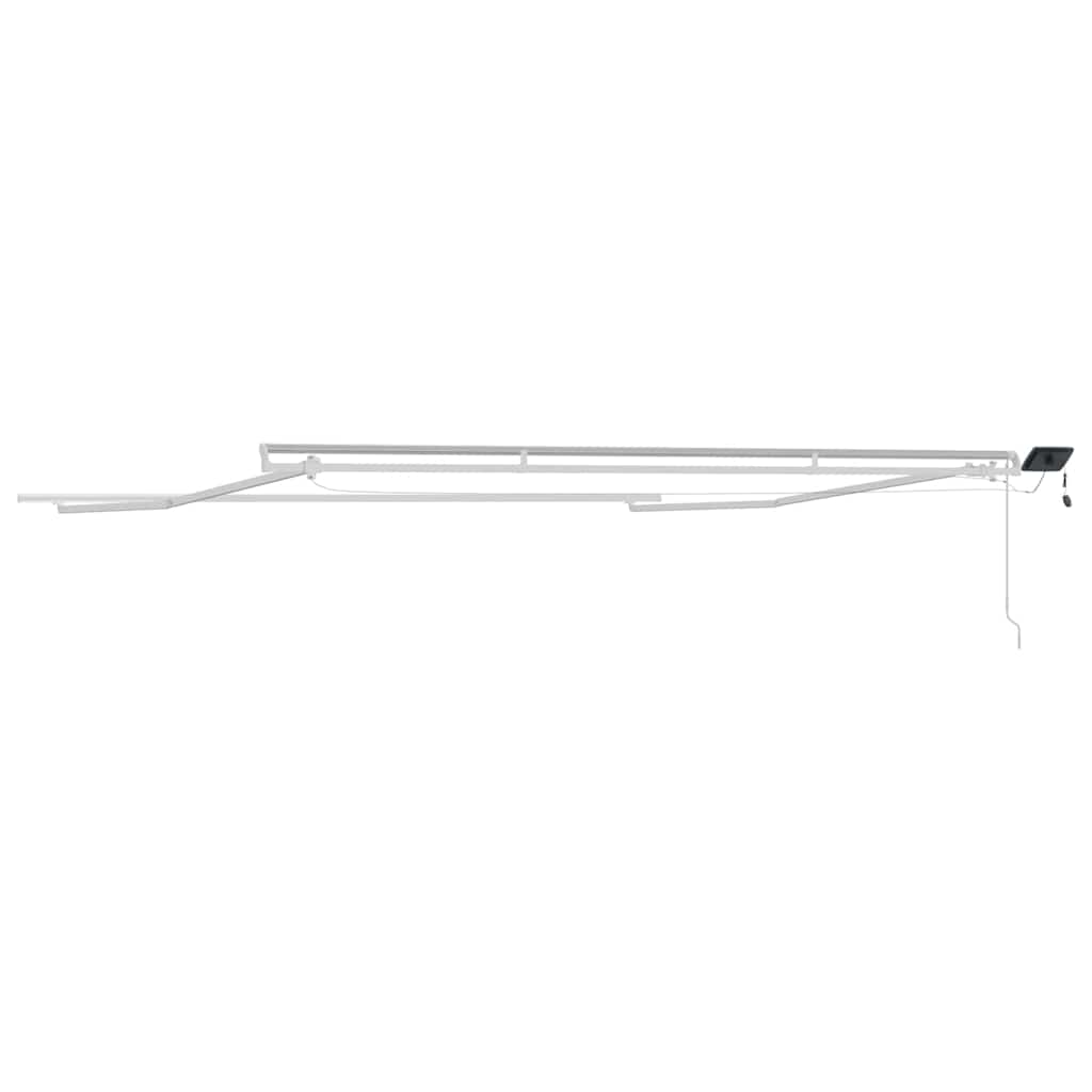 vidaXL Awning Frame White 450 x 350 cm Aluminium