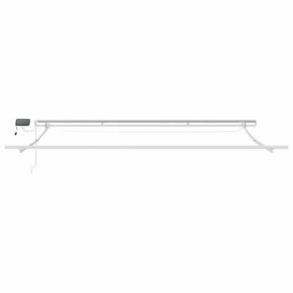 vidaXL Awning Frame White 450 x 350 cm Aluminium
