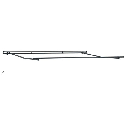vidaXL Awning Frame Manual Anthracite 400 x 300 cm Aluminium
