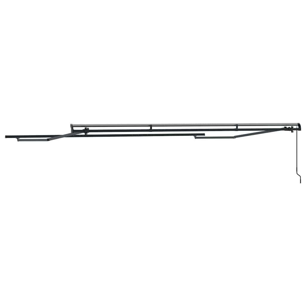 vidaXL Awning Frame Manual Anthracite 400 x 300 cm Aluminium