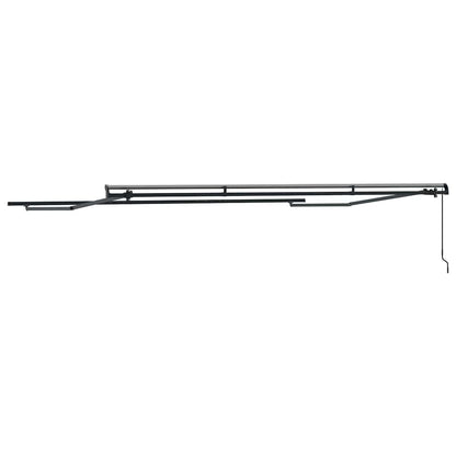vidaXL Awning Frame Manual Anthracite 400 x 300 cm Aluminium