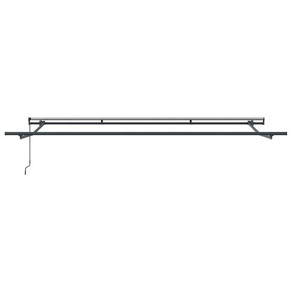vidaXL Awning Frame Manual Anthracite 400 x 300 cm Aluminium