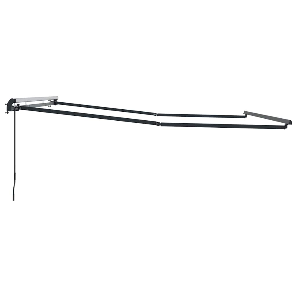 vidaXL Awning Frame Manual Anthracite 400 x 300 cm Aluminium