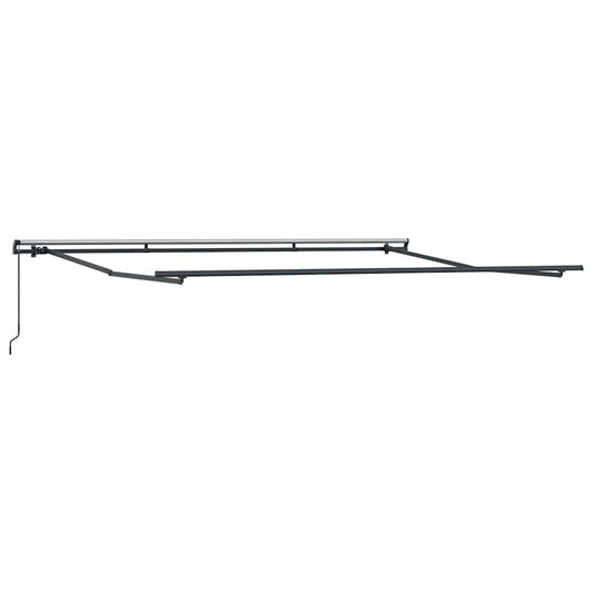 vidaXL Awning Frame Manual Anthracite 500 x 300 cm Aluminium