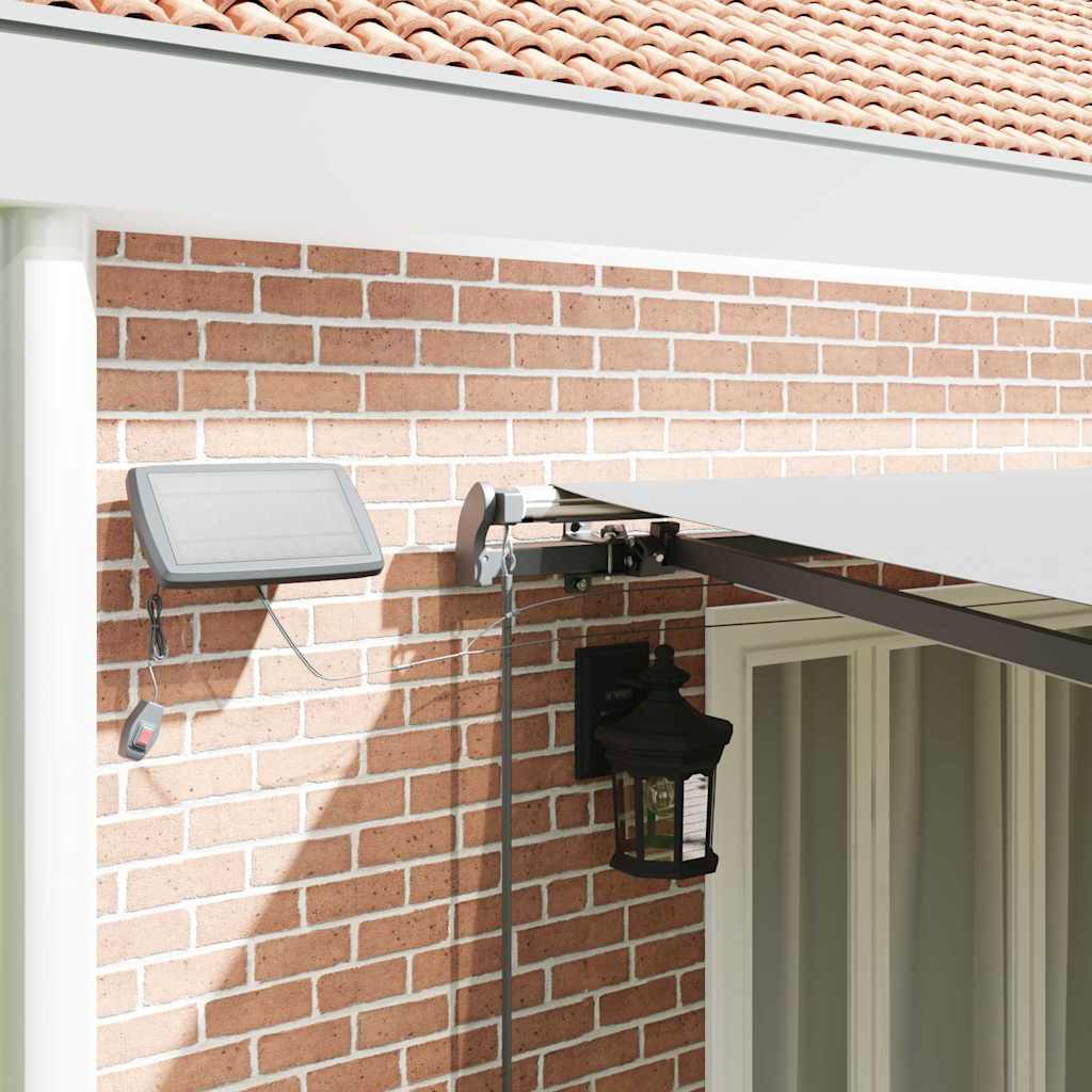 vidaXL Awning Frame Manual Anthracite 600 x 350 cm Aluminium