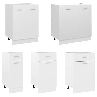 vidaXL Bottom Cabinet Lyon White 60x46x81.5 cm Engineered Wood