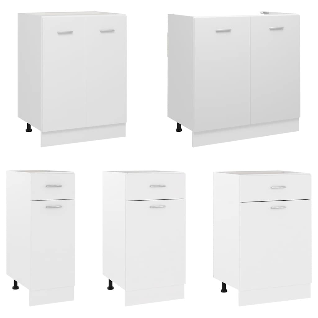 801188 vidaXL Bottom Cabinet "Lyon" White 60x46x81,5 cm Engineered Wood