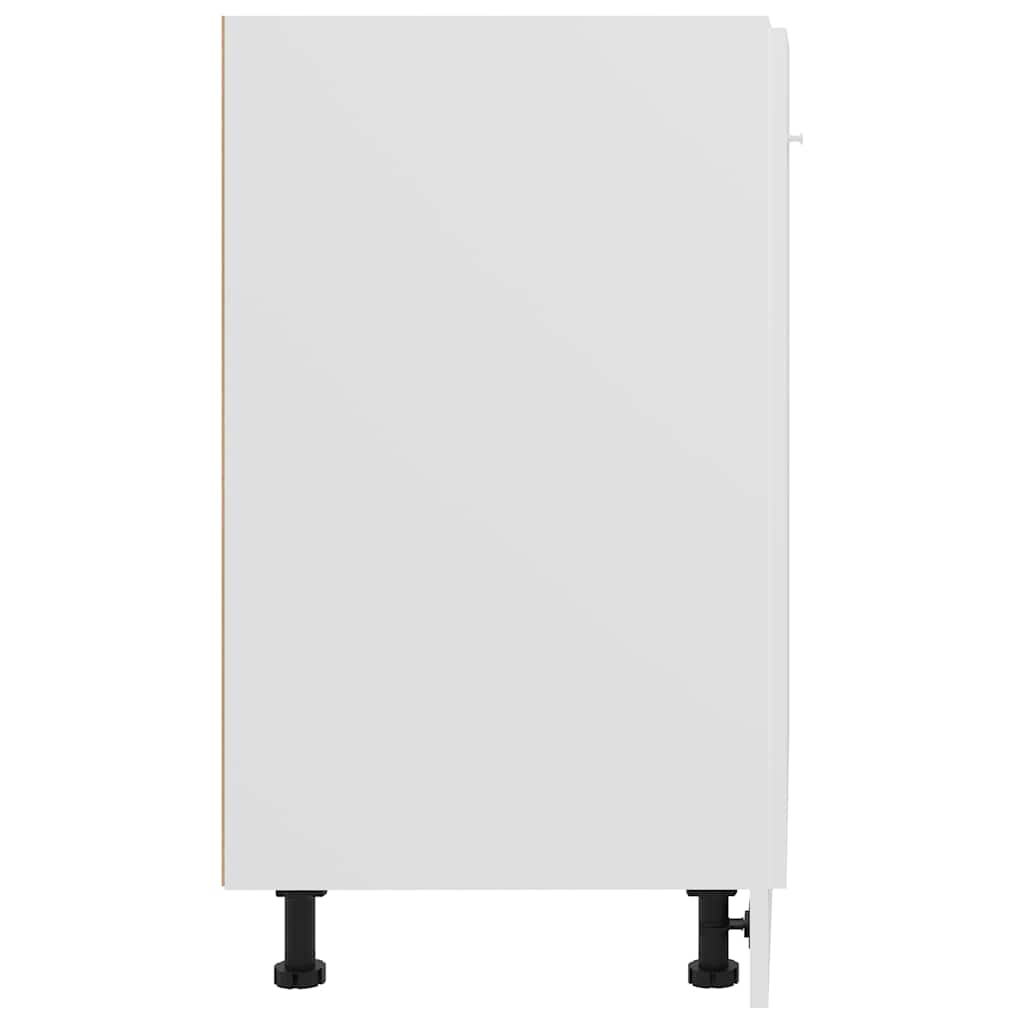 vidaXL Bottom Cabinet Lyon White 60x46x81.5 cm Engineered Wood