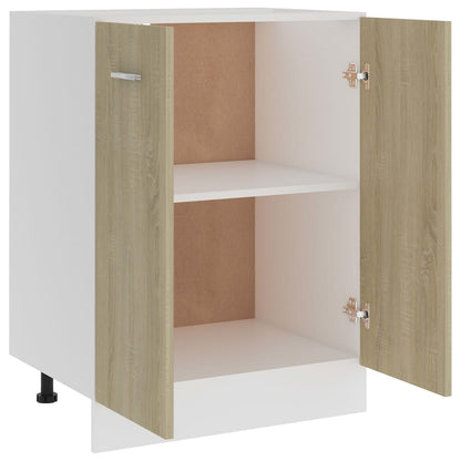 801191 vidaXL Bottom Cabinet "Lyon" Sonoma Oak 60x46x81,5 cm Engineered Wood
