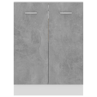 801192 vidaXL Bottom Cabinet "Lyon" Concrete Grey 60x46x81,5 cm Engineered Wood