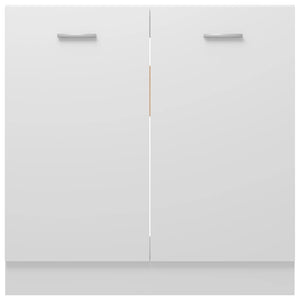 vidaXL Sink Bottom Cabinet White 80x46x81.5 cm Engineered Wood