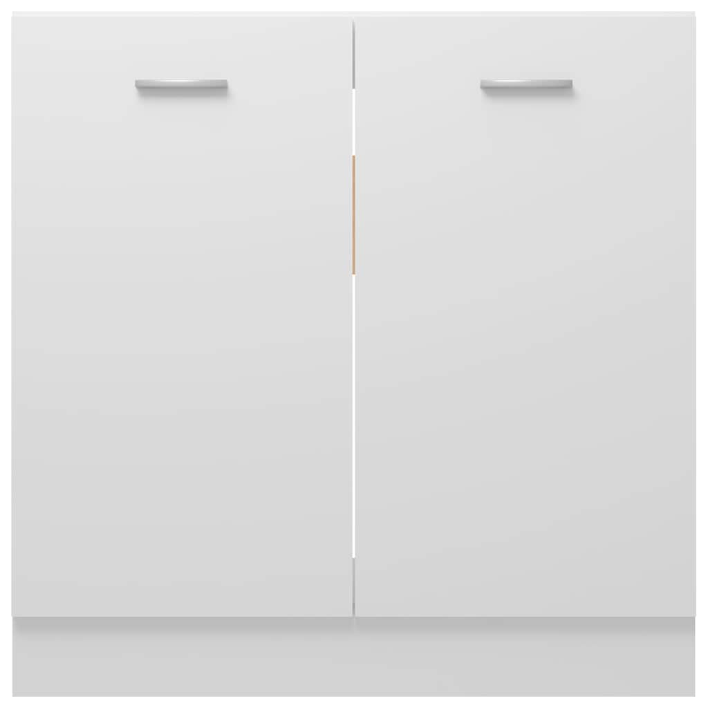 vidaXL Sink Bottom Cabinet Lyon White 80x46x81.5 cm Engineered Wood