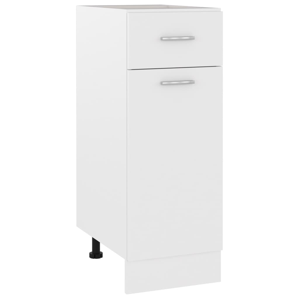 801204 vidaXL Drawer Bottom Cabinet "Lyon" White 30x46x81,5 cm Engineered Wood