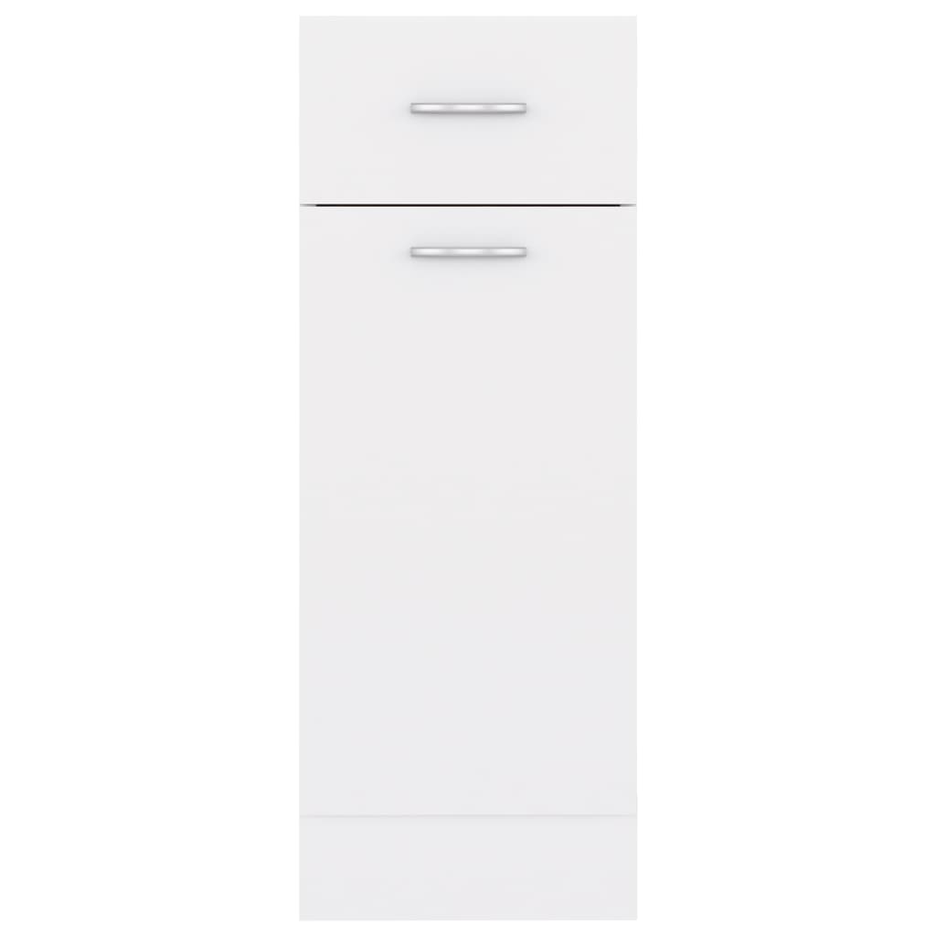 801204 vidaXL Drawer Bottom Cabinet "Lyon" White 30x46x81,5 cm Engineered Wood