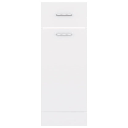 801204 vidaXL Drawer Bottom Cabinet "Lyon" White 30x46x81,5 cm Engineered Wood