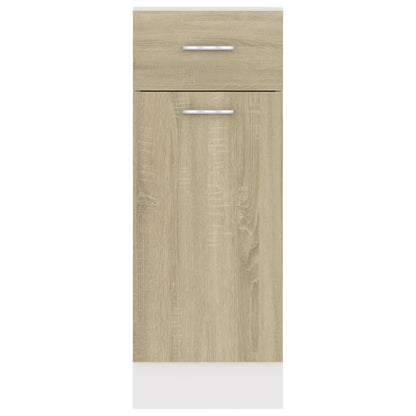 vidaXL Drawer Bottom Cabinet Lyon Sonoma Oak 30x46x81.5 cm Engineered Wood