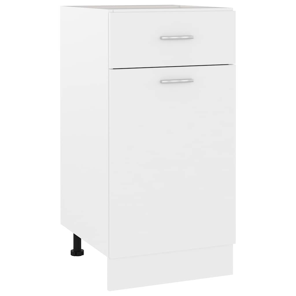 801212 vidaXL Drawer Bottom Cabinet "Lyon" White 40x46x81,5 cm Engineered Wood