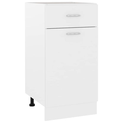 801212 vidaXL Drawer Bottom Cabinet "Lyon" White 40x46x81,5 cm Engineered Wood