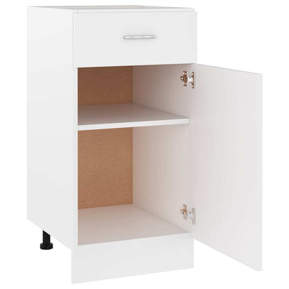 801212 vidaXL Drawer Bottom Cabinet "Lyon" White 40x46x81,5 cm Engineered Wood