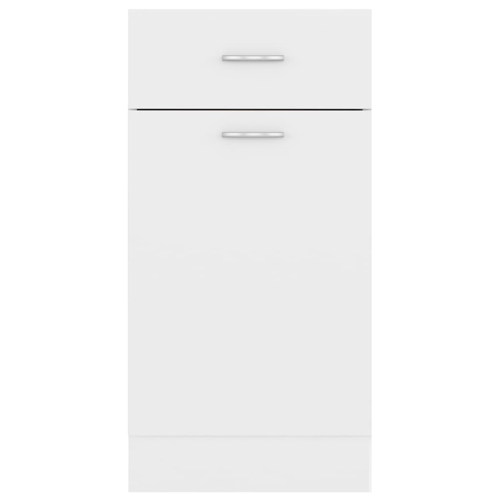 vidaXL Drawer Bottom Cabinet Lyon White 40x46x81.5 cm Engineered Wood